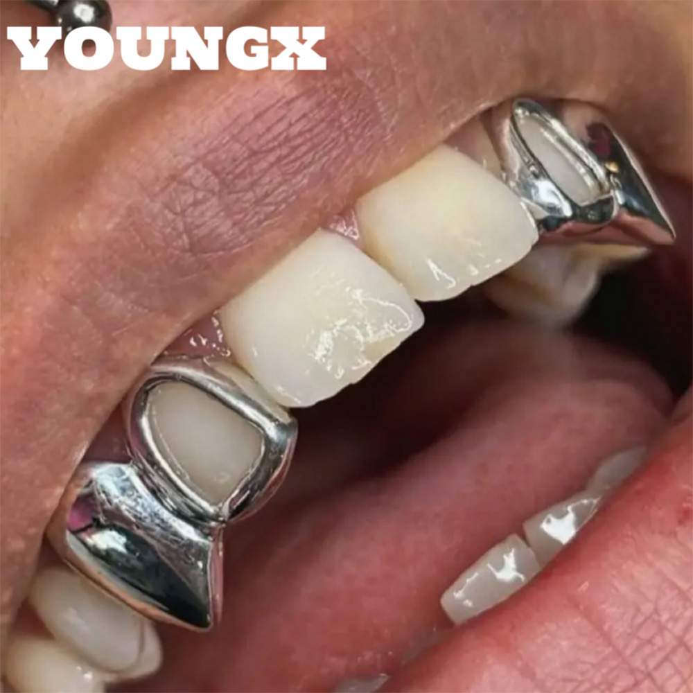 Body Jewelry For Men - YOUNGX Hip Hop Double Hollow Glossy