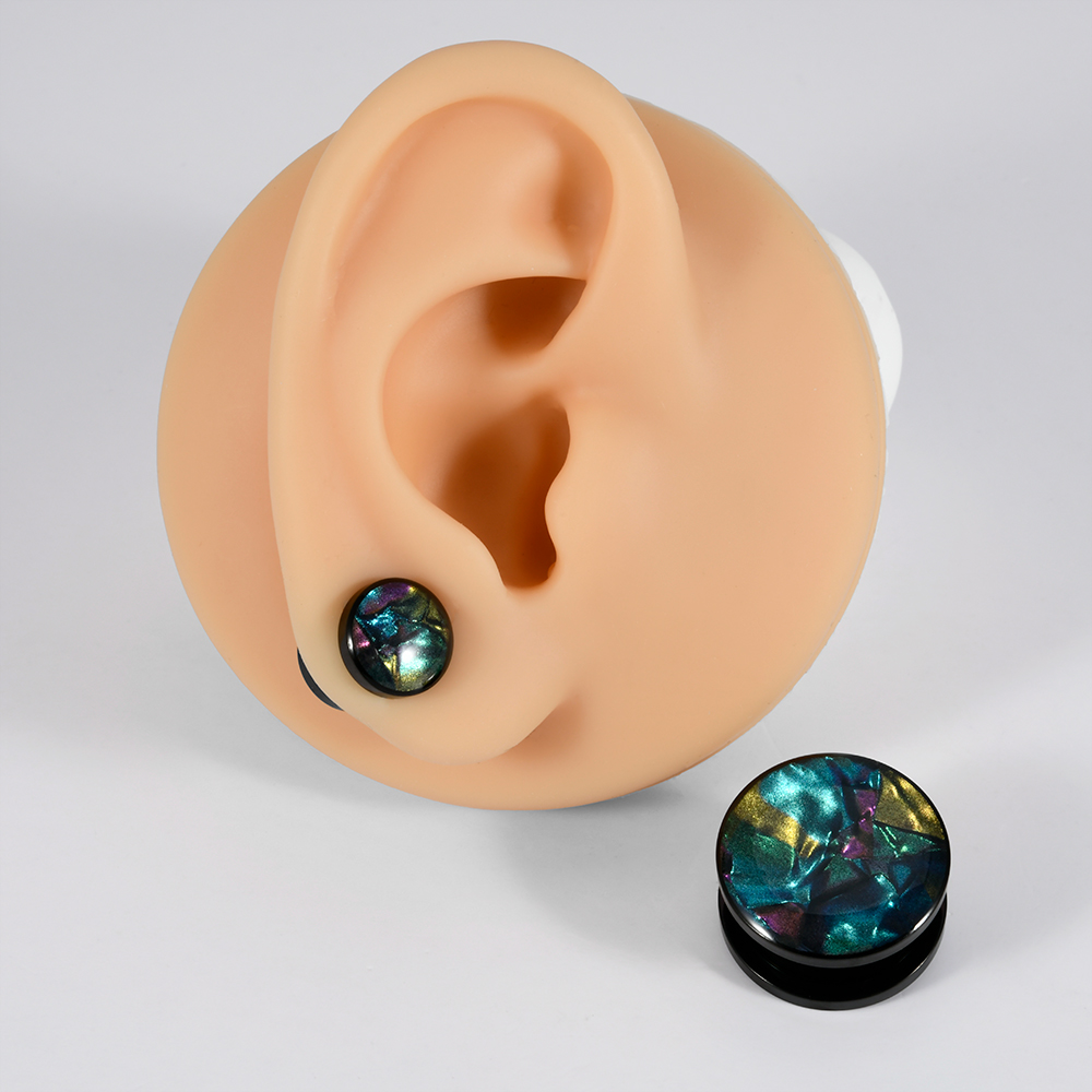1PC Stainless Steel Mix Colors - Body Jewelry Ear Plugs recension och pris