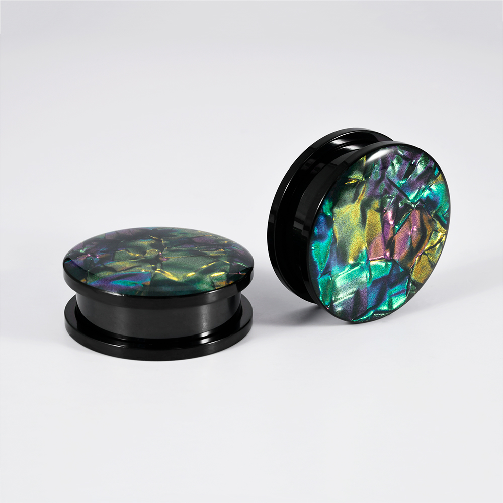 1PC Stainless Steel Mix Colors - Body Jewelry Ear Plugs recension och pris