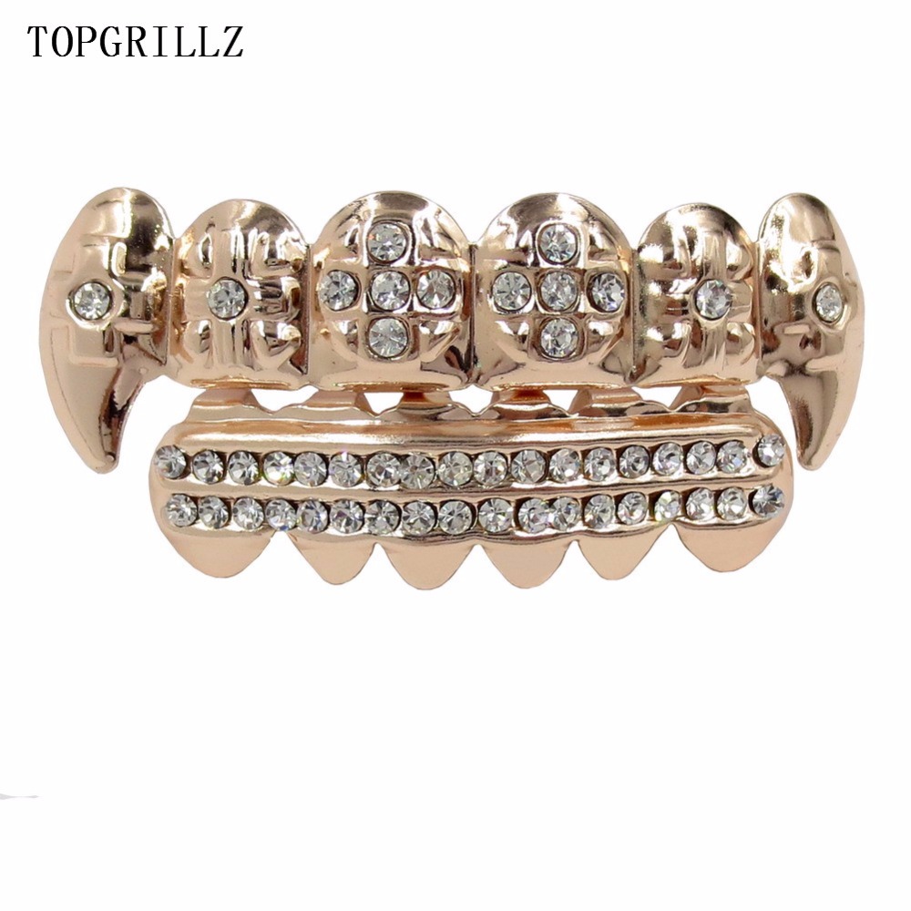 TOPGRILLZ Real Rose Gold Color - Body Jewelry Real Gold recension och pris