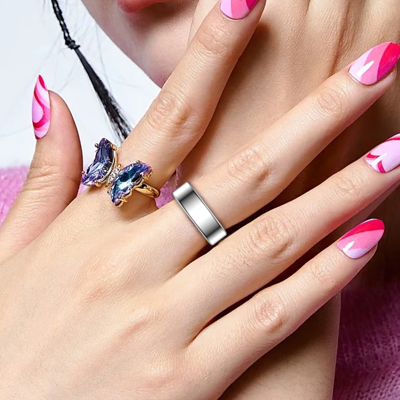 Women Men Fashion Smart Ring F - Daith Heart Ring recension och pris