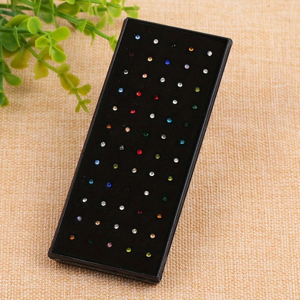 60pcs Nose Ring Set Stud Earri - Body Jewelry Store recension och pris