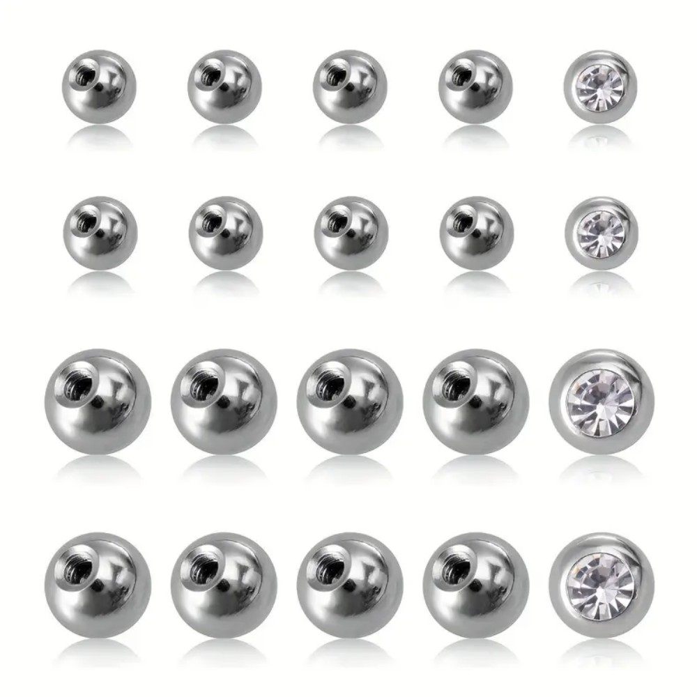 10pcs Piercing Balls 3mm 5mm S - Body Jewelry Store recension och pris