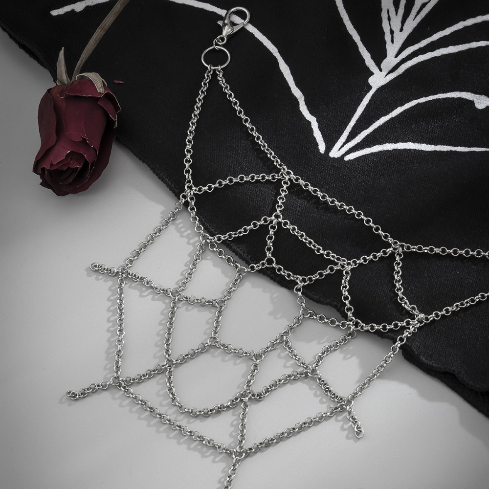 Gothic Punk Sliver Color Spide - Body Jewelry For Men recension och pris