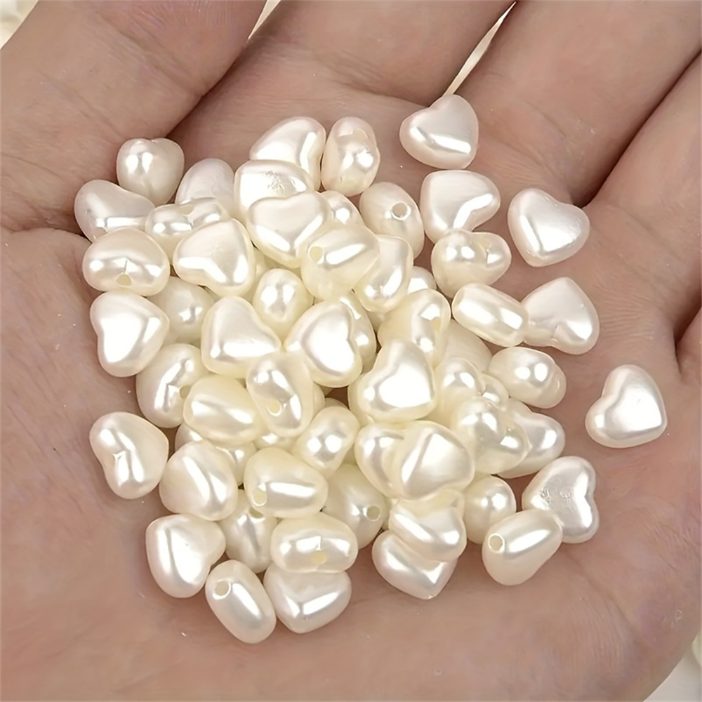 8mm 50pcs White Acrylic Heart- - Daith Heart Ring recension och pris