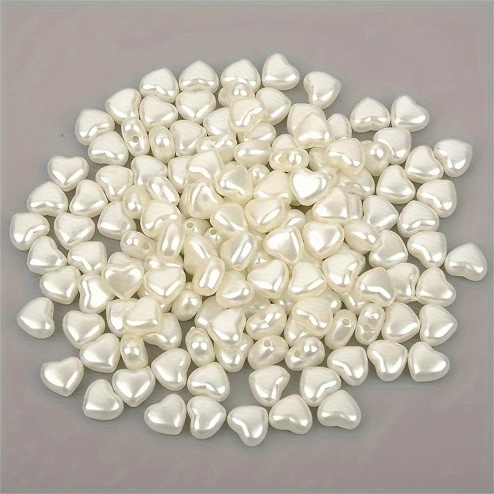 8mm 50pcs White Acrylic Heart- - Daith Heart Ring recension och pris