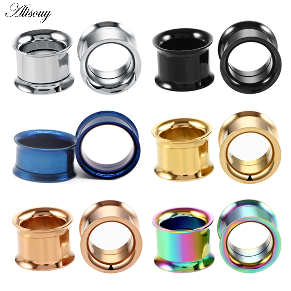 1pc 2mm-25mm Stainless Steel E - Body Jewelry Ear Plugs recension och pris