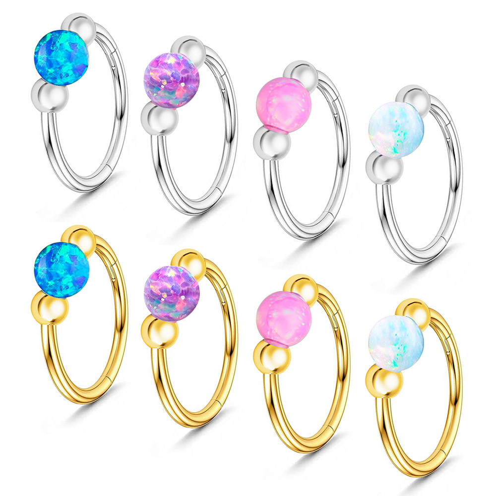 Opal Nose Ring Sparkle Set, Me - Body Jewelry Eu recension och pris