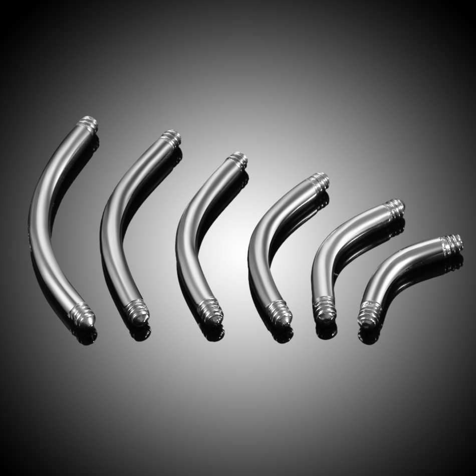 100Pcs/lot Steel Piercing Bana - Body Jewelry Gauges recension och pris