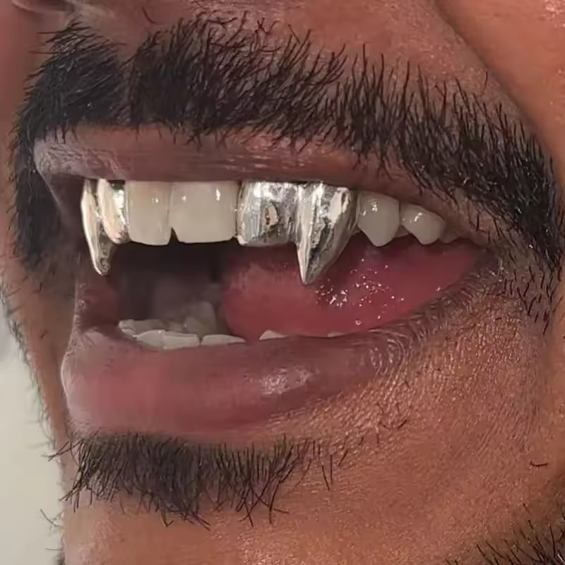 TOPGRILLZ Vampire DIY Double F - Body Jewelry For Men recension och pris