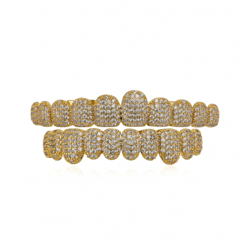 New Exquisite Hip-Hop Full Dia - Body Jewelry Real Diamonds recension och pris