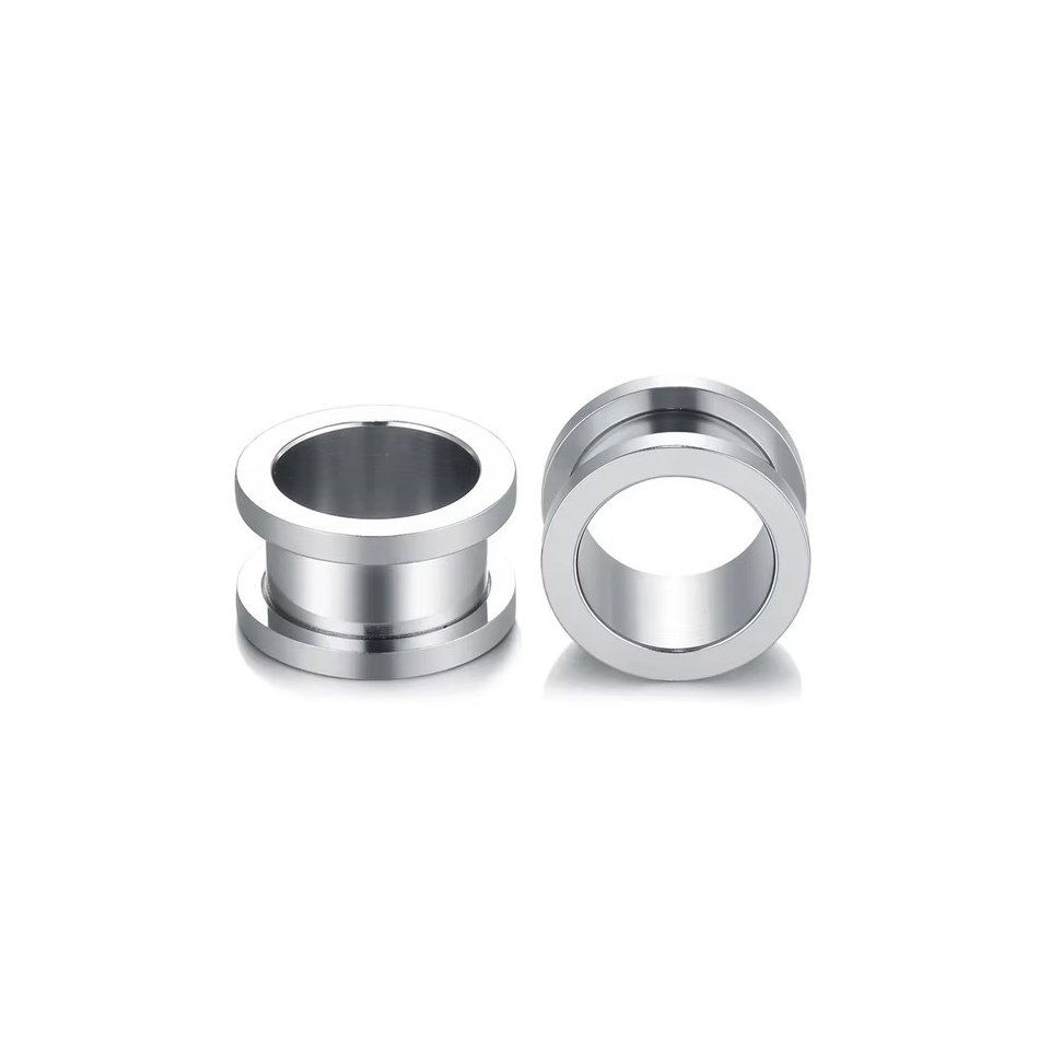 1Pair Stainless Steel Ear Plug - Body Jewelry Ear Plugs recension och pris