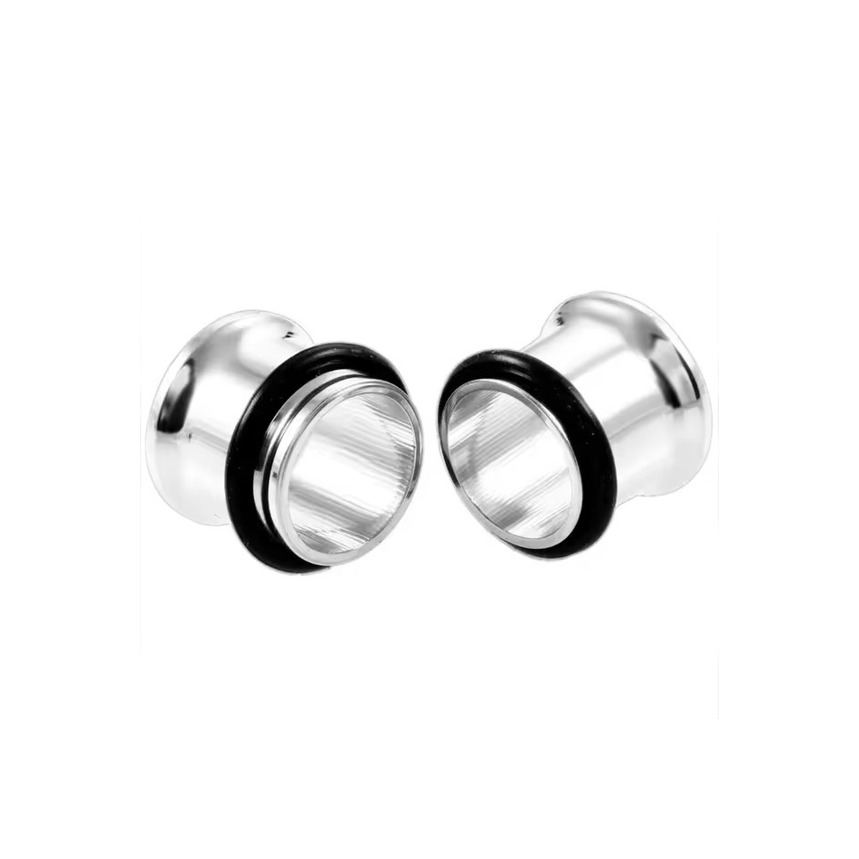 1Pair Stainless Steel Ear Plug - Body Jewelry Ear Plugs recension och pris