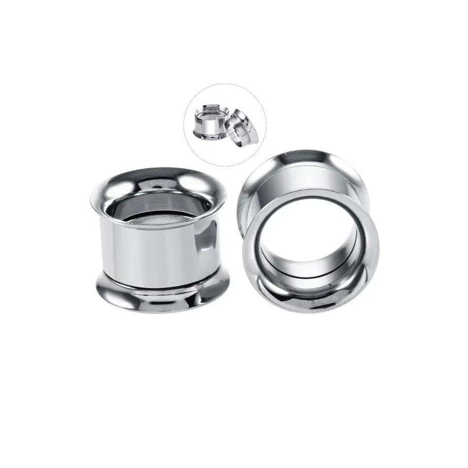 1Pair Stainless Steel Ear Plug - Body Jewelry Ear Plugs recension och pris