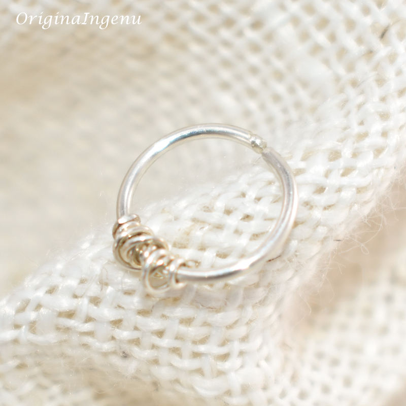 Real Piercing Nose Ring Handma - Body Jewelry Real Gold recension och pris