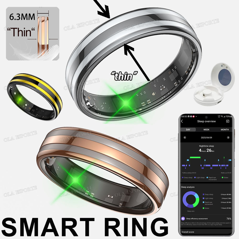 Gesture Sensing Smart Ring Out - Daith Heart Ring recension och pris