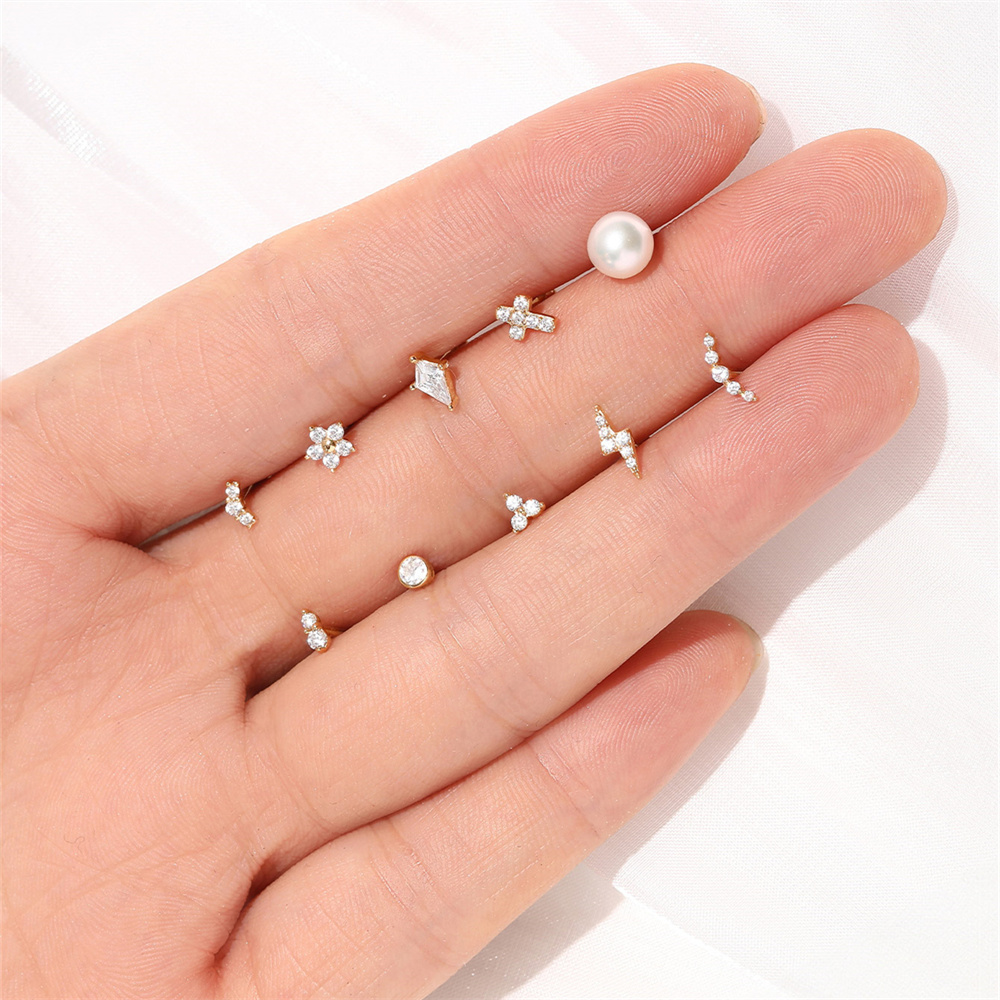 AIDE Real 14K Solid Gold Color - Body Jewelry Real Gold recension och pris