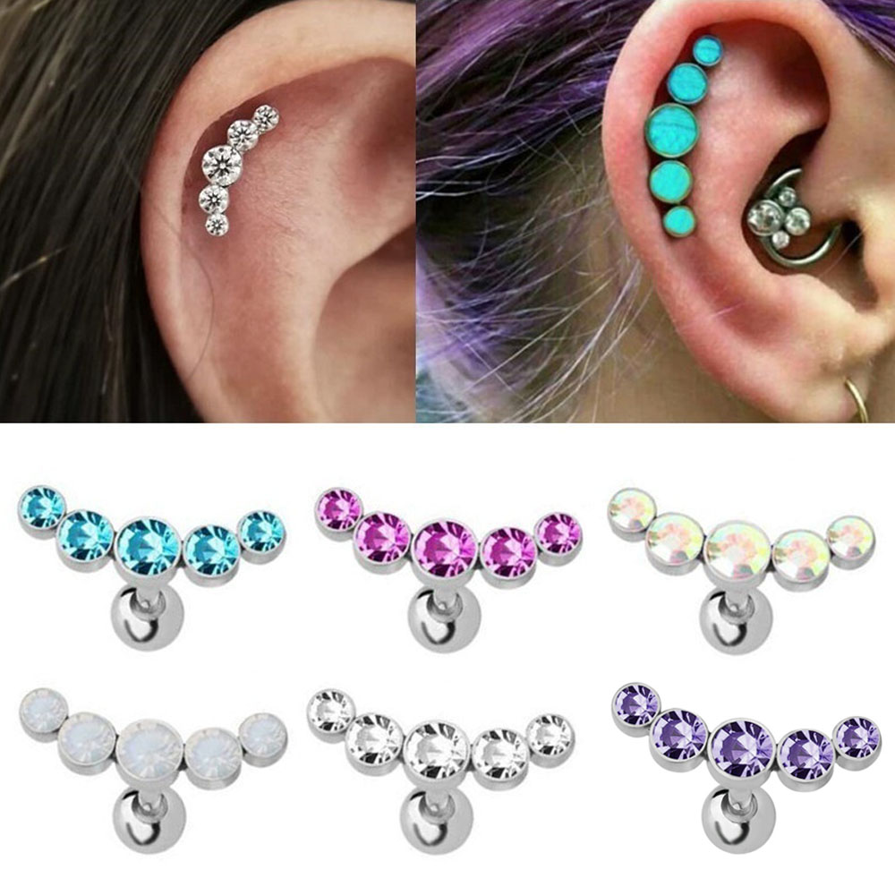 1Pcs Fashion 16G Stainless Ste - Body Jewelry Ear Piercing recension och pris