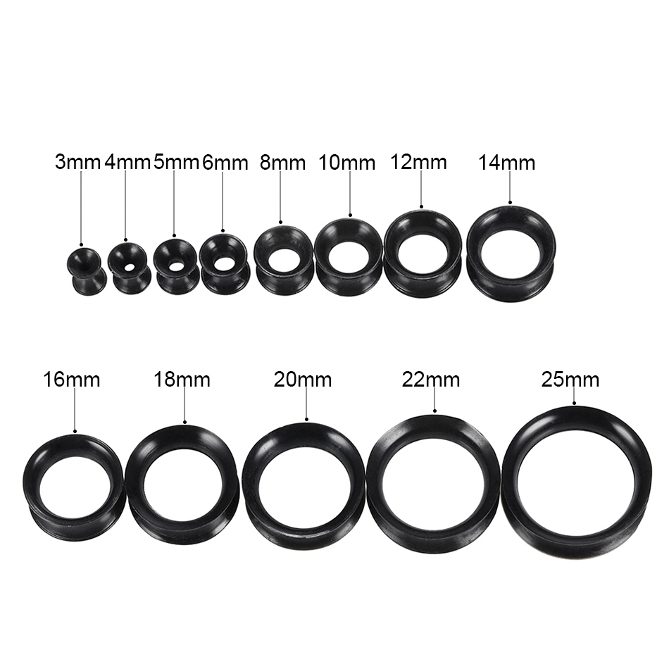 30pcs/lot Silicone Flexible Ea - Body Jewelry Gauges recension och pris
