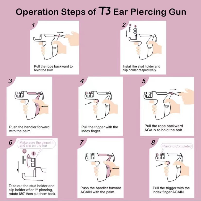T3 Ear Piercing Gun Kit Asepti - Body Jewelry Store recension och pris
