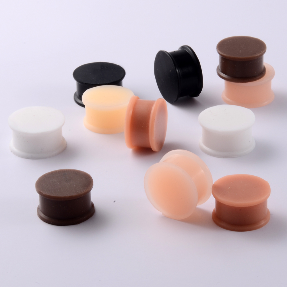 1 Pair Silicone Flexible Thick - Body Jewelry Ear Plugs recension och pris