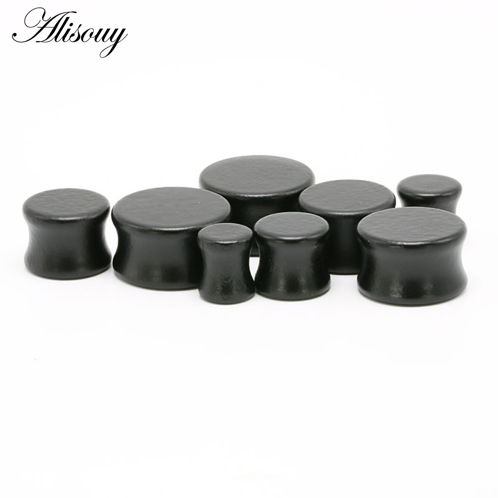 1PC Fashion Ear Plugs Wood Fle - Body Jewelry Ear Plugs recension och pris
