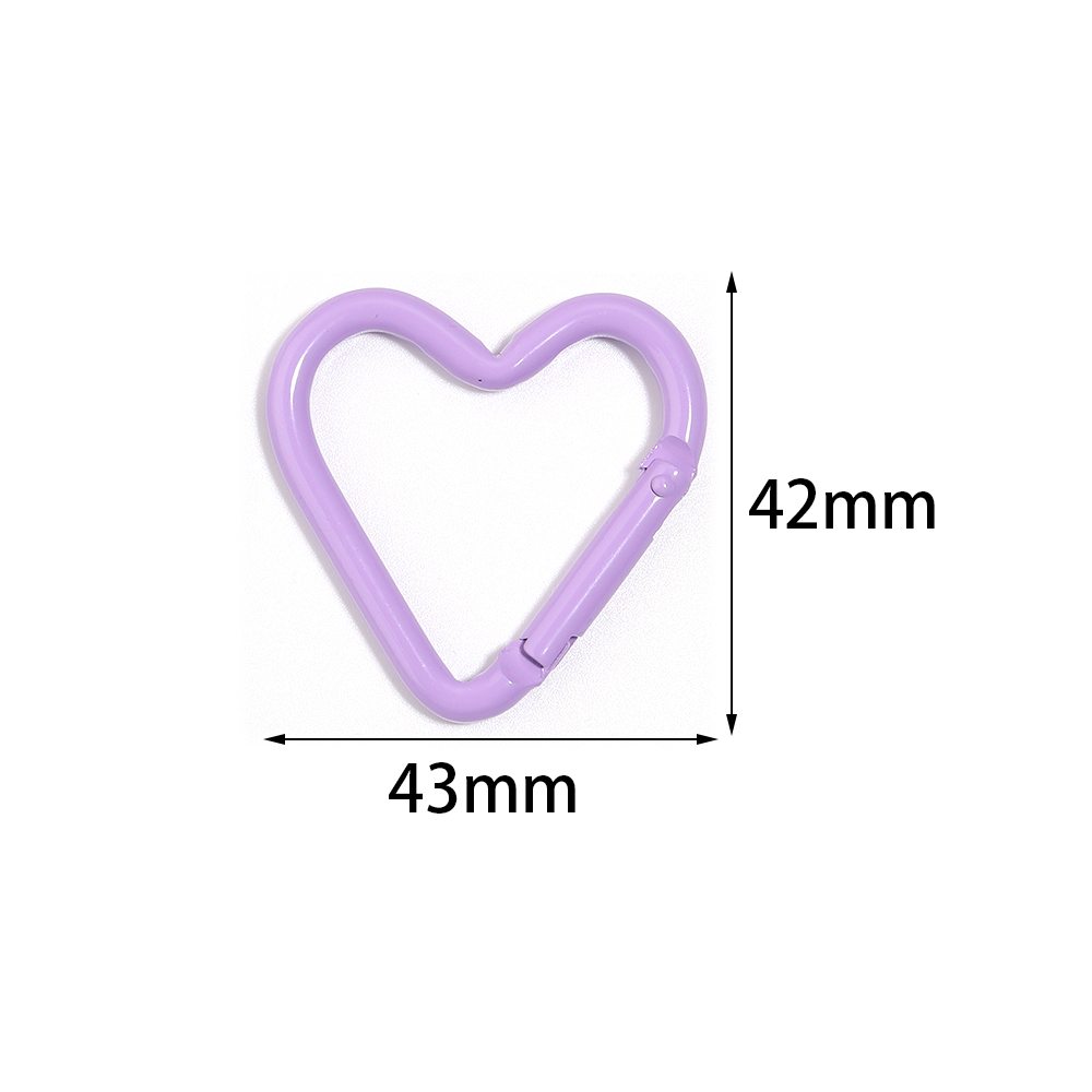 5pcs Colorful Heart-shaped Alu - Daith Heart Ring recension och pris
