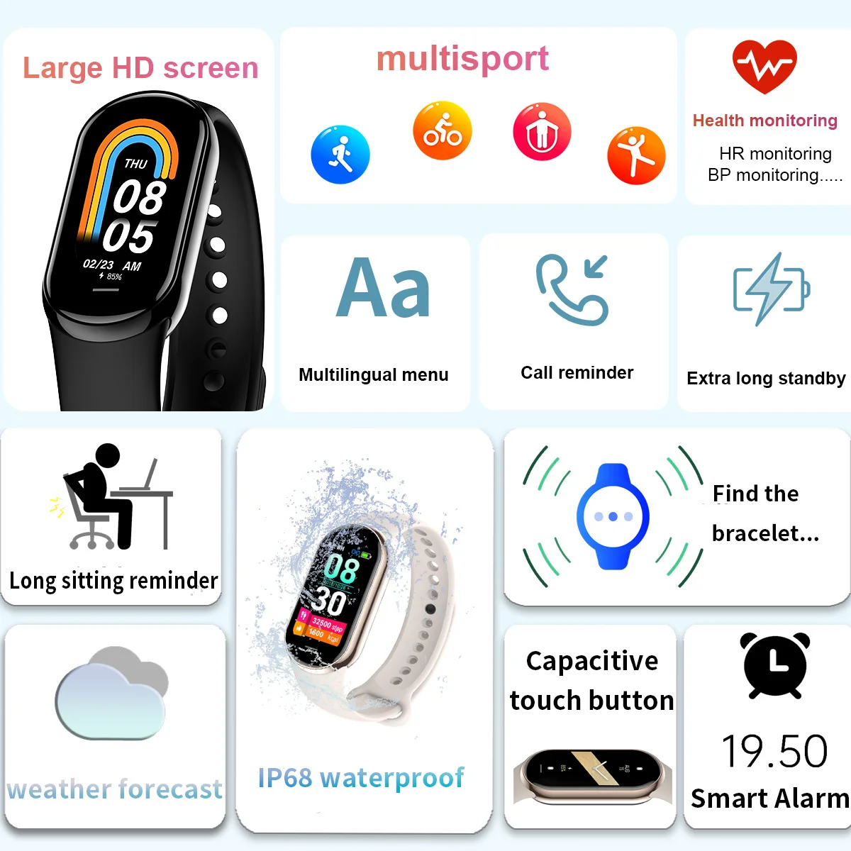 New Original Small M8 Band Sma - Body Jewelry Gauges recension och pris