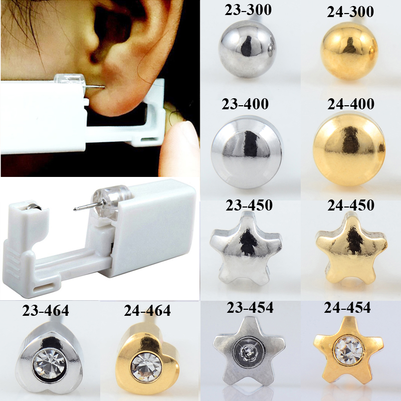 24pcs/Box No Pain Ear Piercing - Body Jewelry Ear Plugs recension och pris