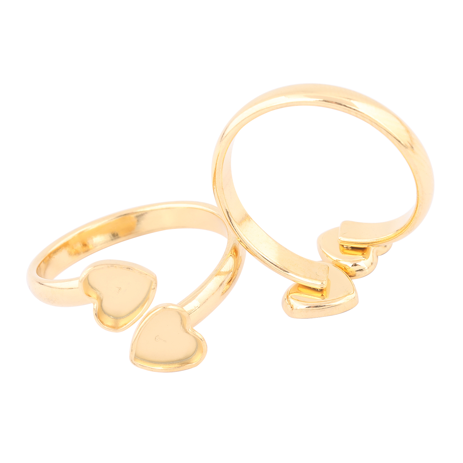 10pcs Stainless Steel Gold Pla - Daith Heart Ring recension och pris