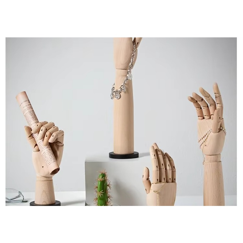 Solid Wood Hand Mannequin Rack - Body Jewelry Store recension och pris