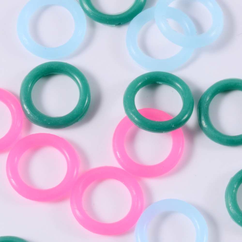 20pcs 1mm-22mm Rubber Ear Tape - Body Jewelry Gauges recension och pris