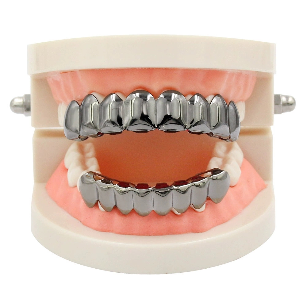 TOPGRILLZ Gold Silver Plated H - Body Jewelry Real Gold recension och pris