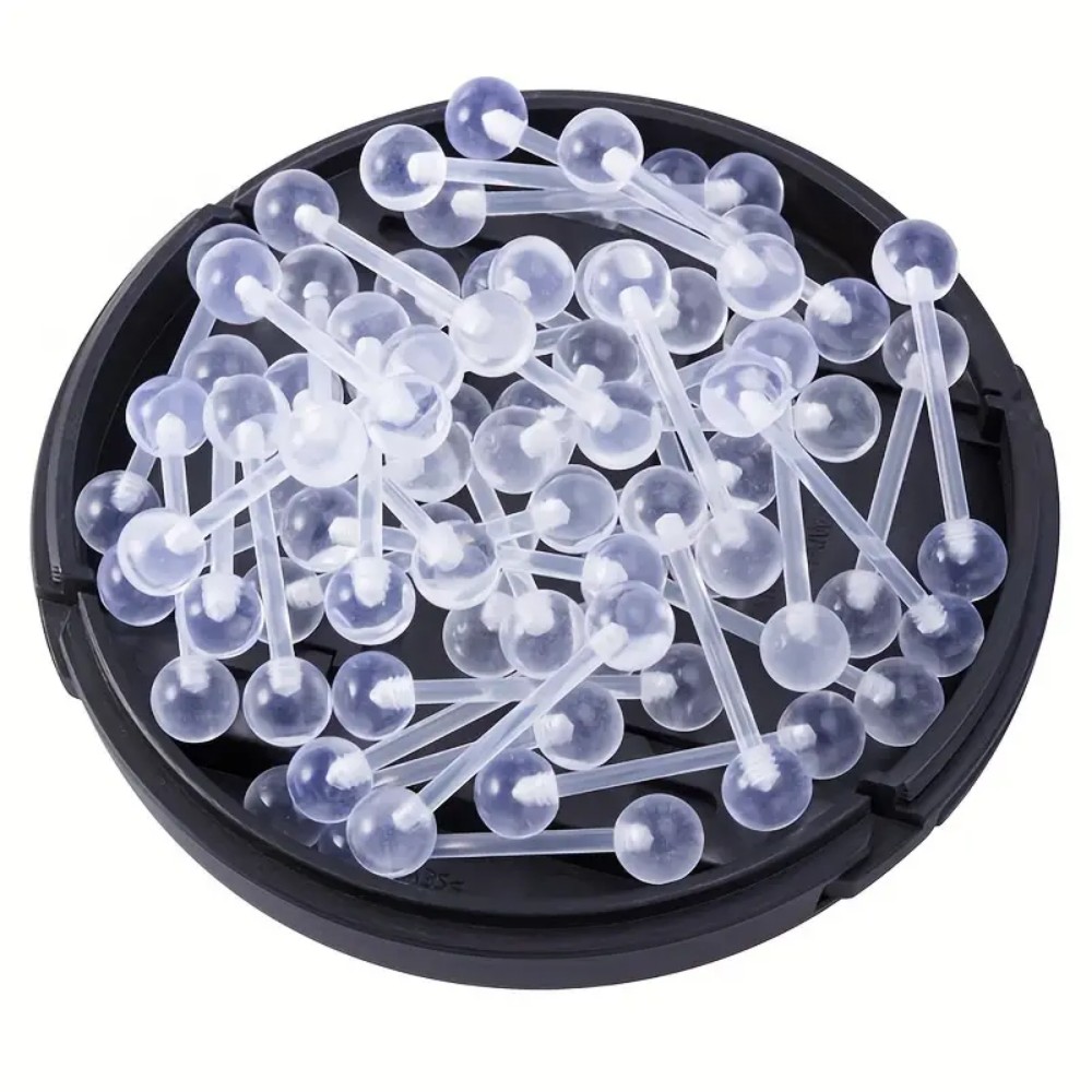 JKC Store 10pcs Acrylic Barbel - Body Jewelry Store recension och pris