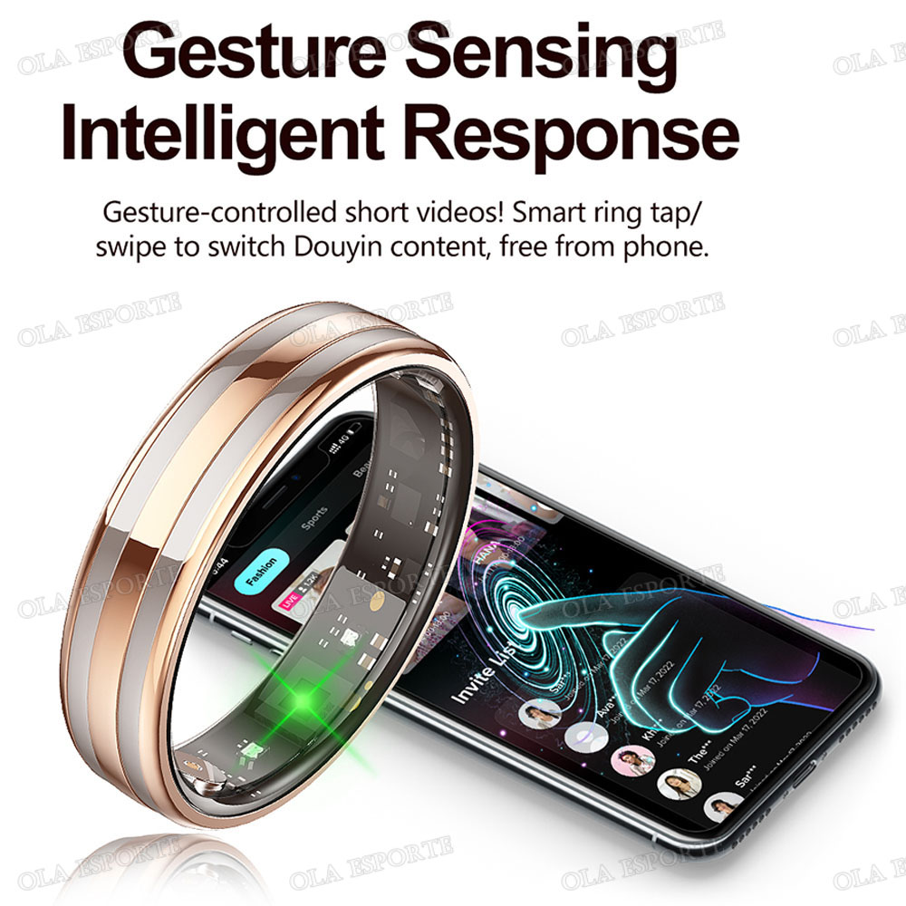 Gesture Sensing Smart Ring Hea - Daith Heart Ring recension och pris