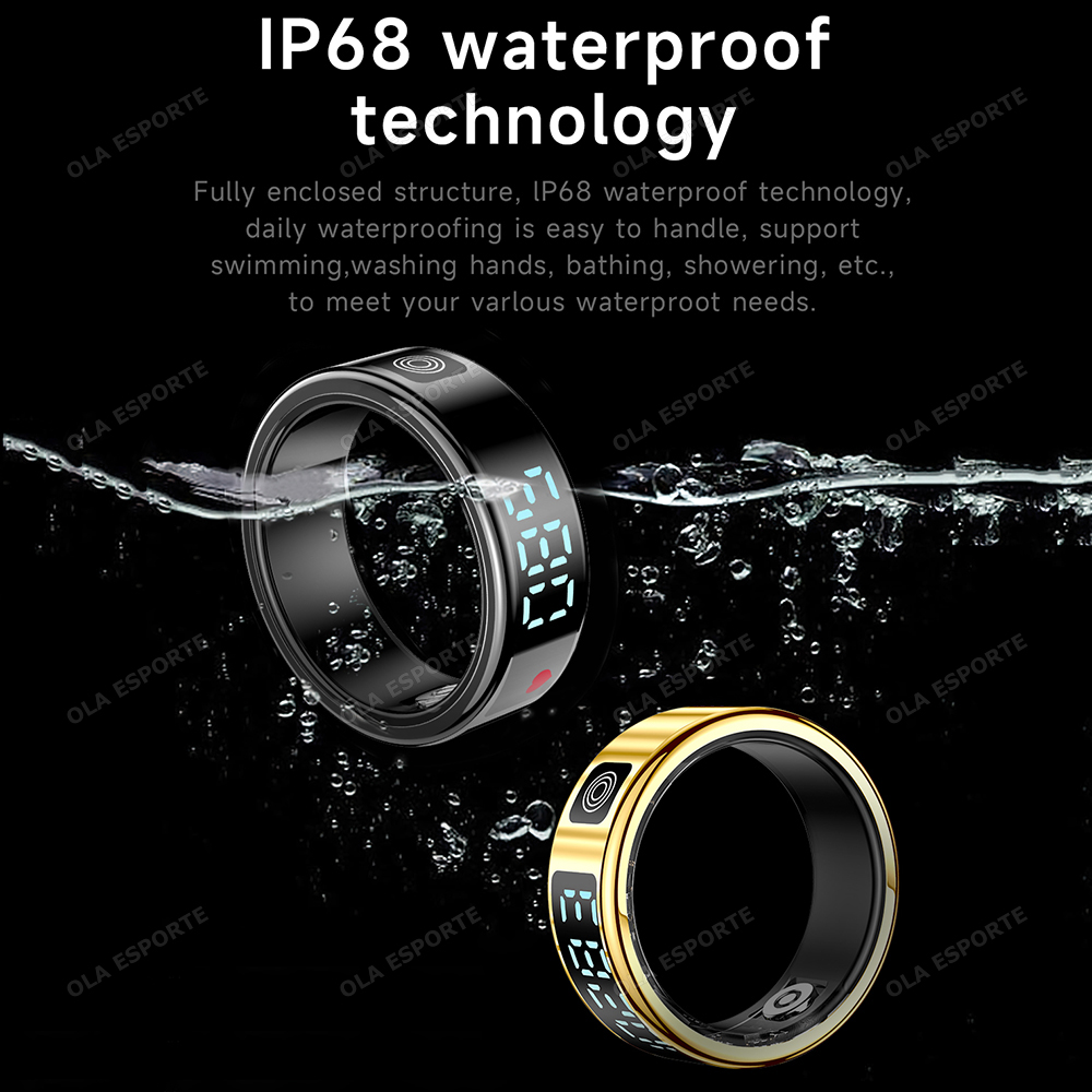 Smart Ring Digital Display Fit - Daith Heart Ring recension och pris