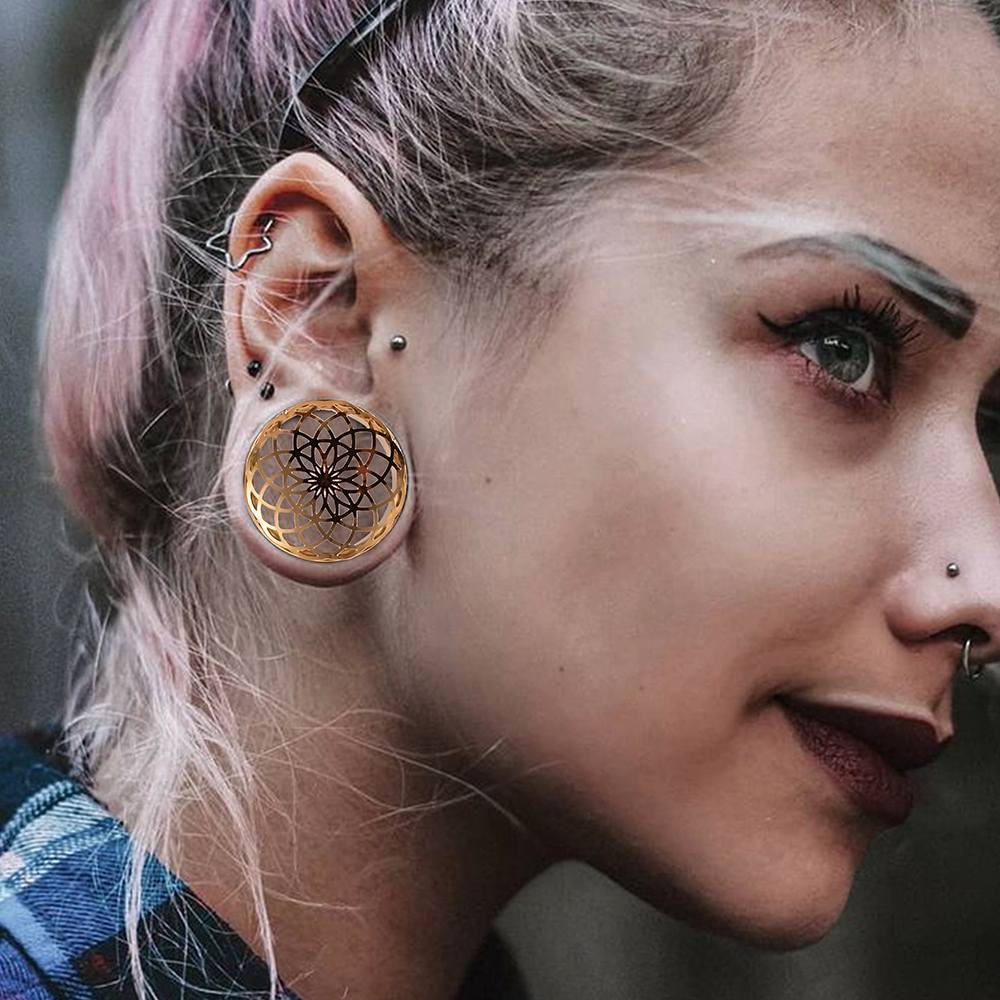 Vankula 2PCS 316 Stainless Ste - Body Jewelry Ear Plugs recension och pris