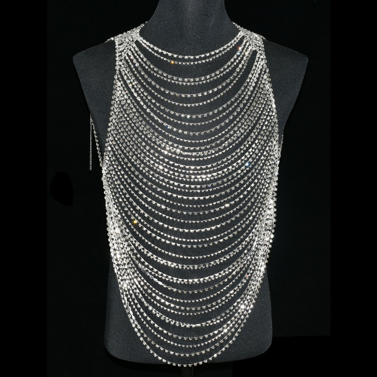 Fashion Luxurious Bling Men Wo - Body Jewelry For Men recension och pris