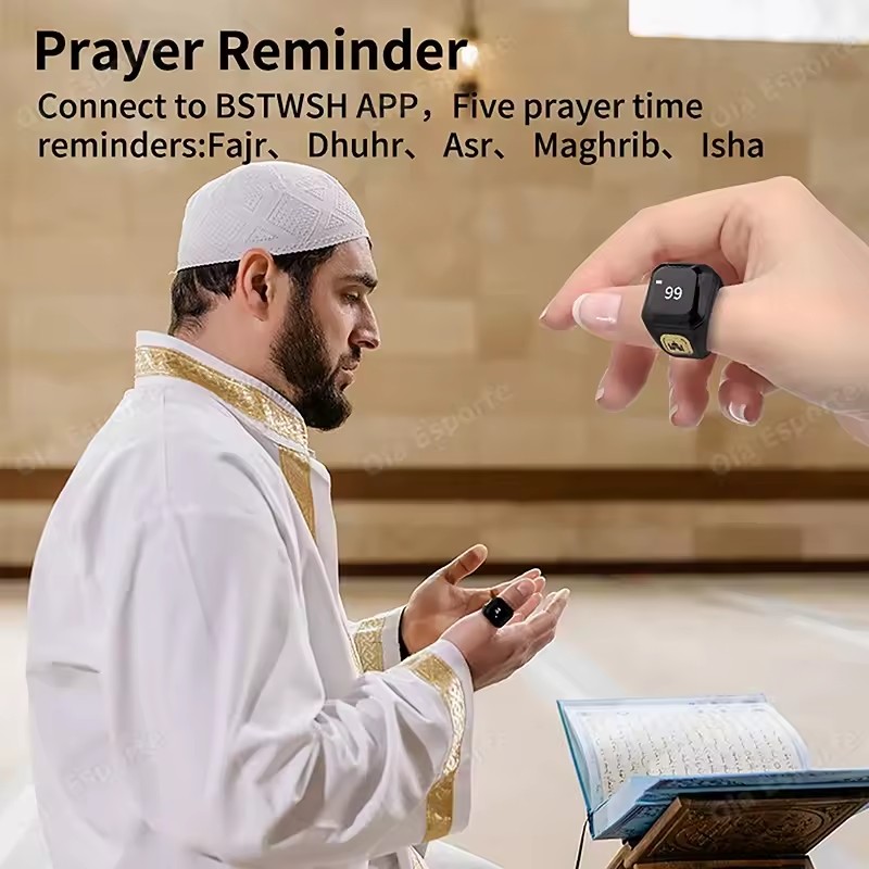 2026 Newest Qibla Zikr Muslim  - Daith Heart Ring recension och pris
